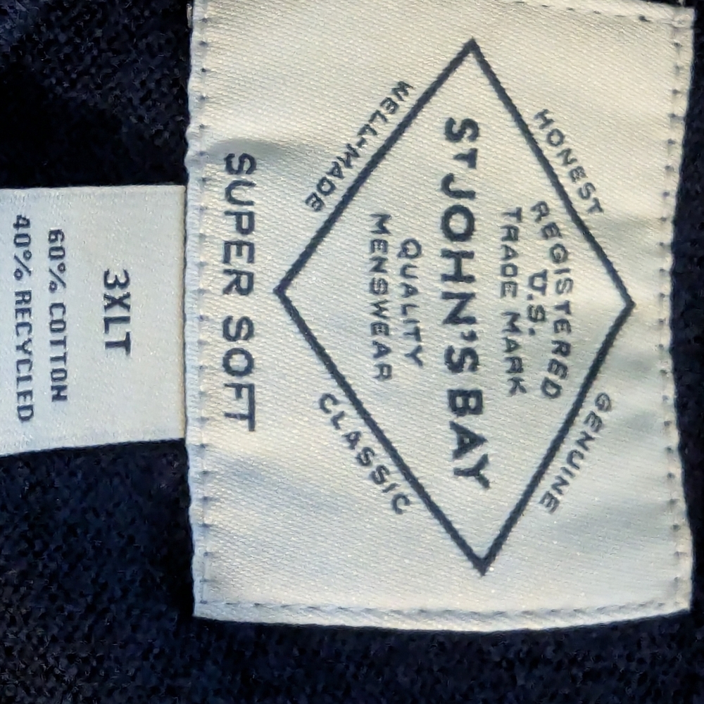 474 St. John's Bay V-Neck Sweater Vest 3XLT - Picture 3 of 3